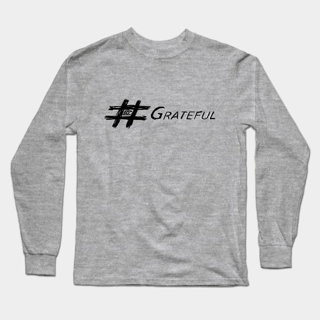 Cutler coleman #Grateful youtube logo Long Sleeve T-Shirt by coma8taylor8@gmail.com